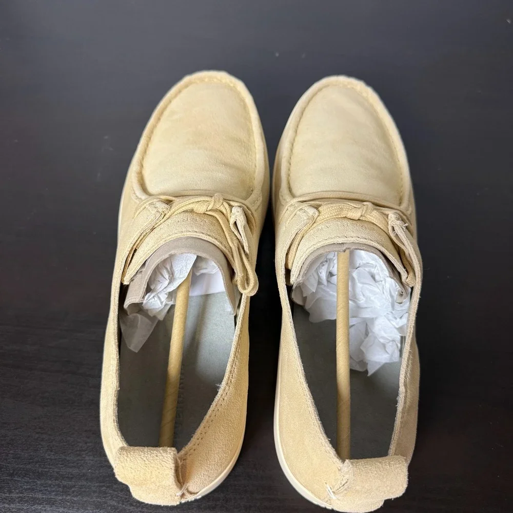 Everlane Desert Pebble Loafer Men's Size 12 Beige Suede Slip-On Round Toe Casual